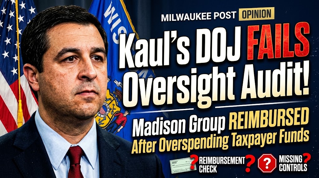 Opinion: The Wisconsin DOJ’s Grant Oversight Failure Is a Blow to Taxpayer Trust